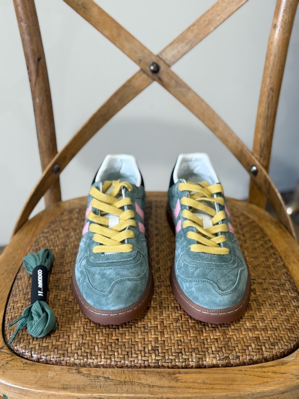Free People Coolway Goal Sneaker Green - Picture 4 of 8